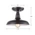 Industrial Oil Rubbed Bronze Semi Flush Mount Ceiling Light